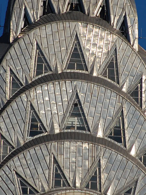 What is unique about the design of the chrysler building #3